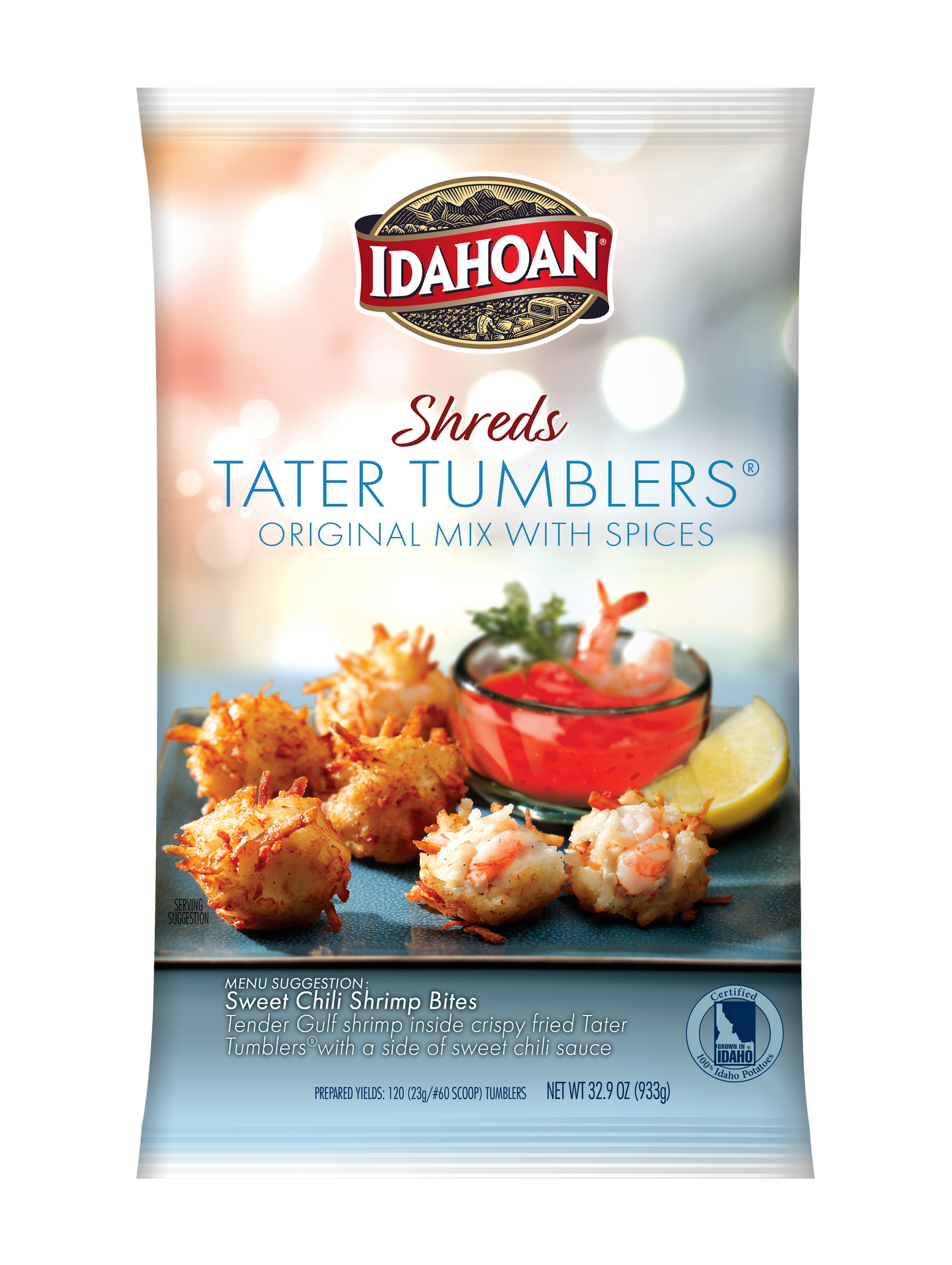 Idahoan® Shreds Tater Tumblers® Originalmix With Spices Hs 32.9 Ounce Size - 4 Per Case.