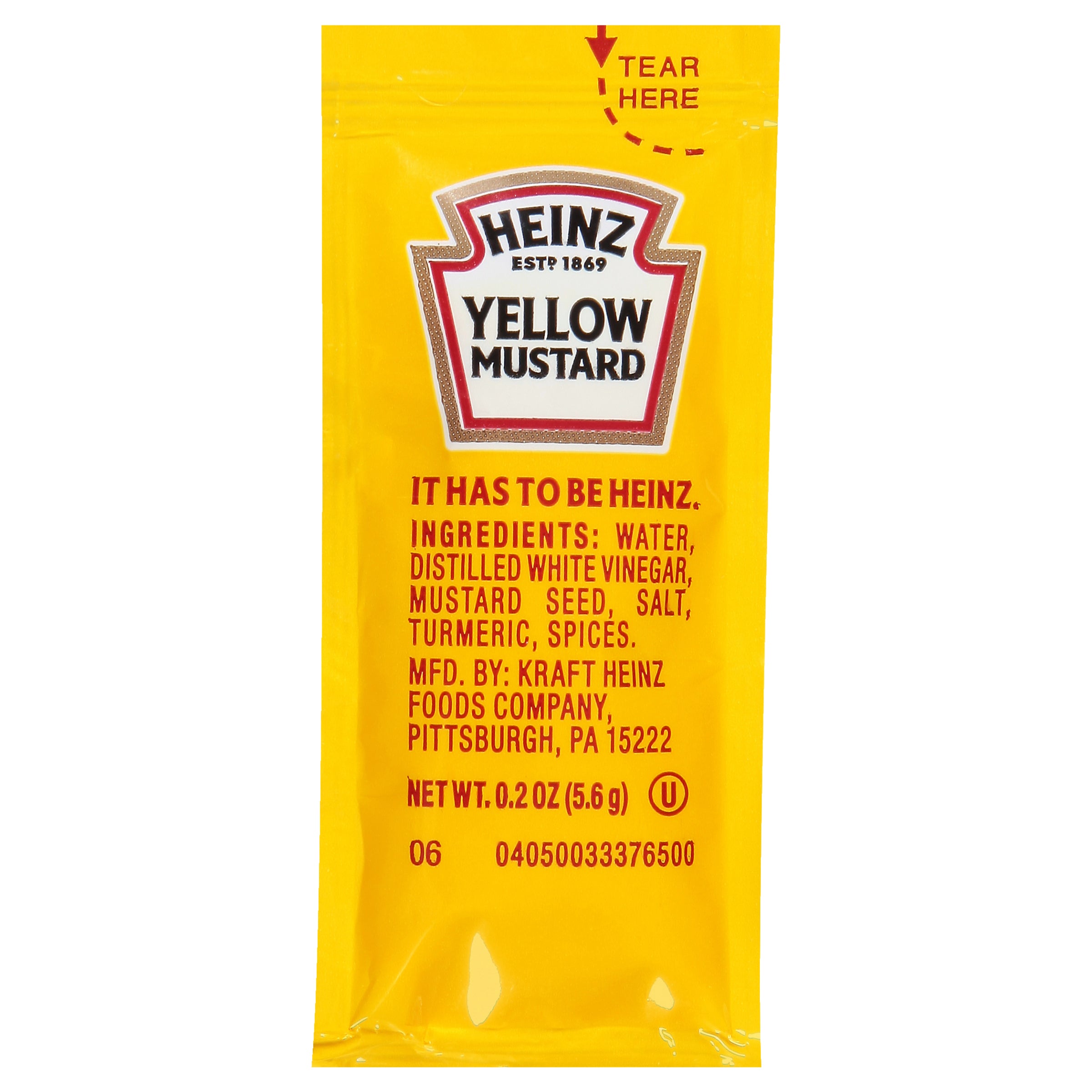 Heinz Yellow Mustard 200 Case Pack