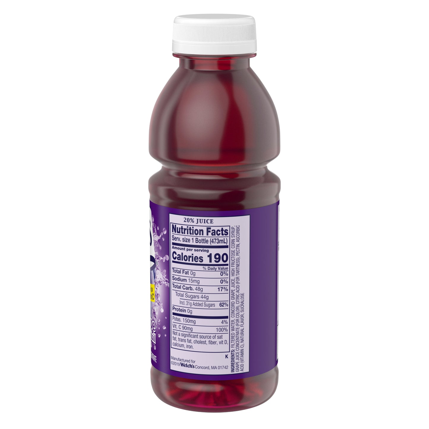 Fl Juice Cocktail Concord Grape 16 Fluid Ounce - 12 Per Case.