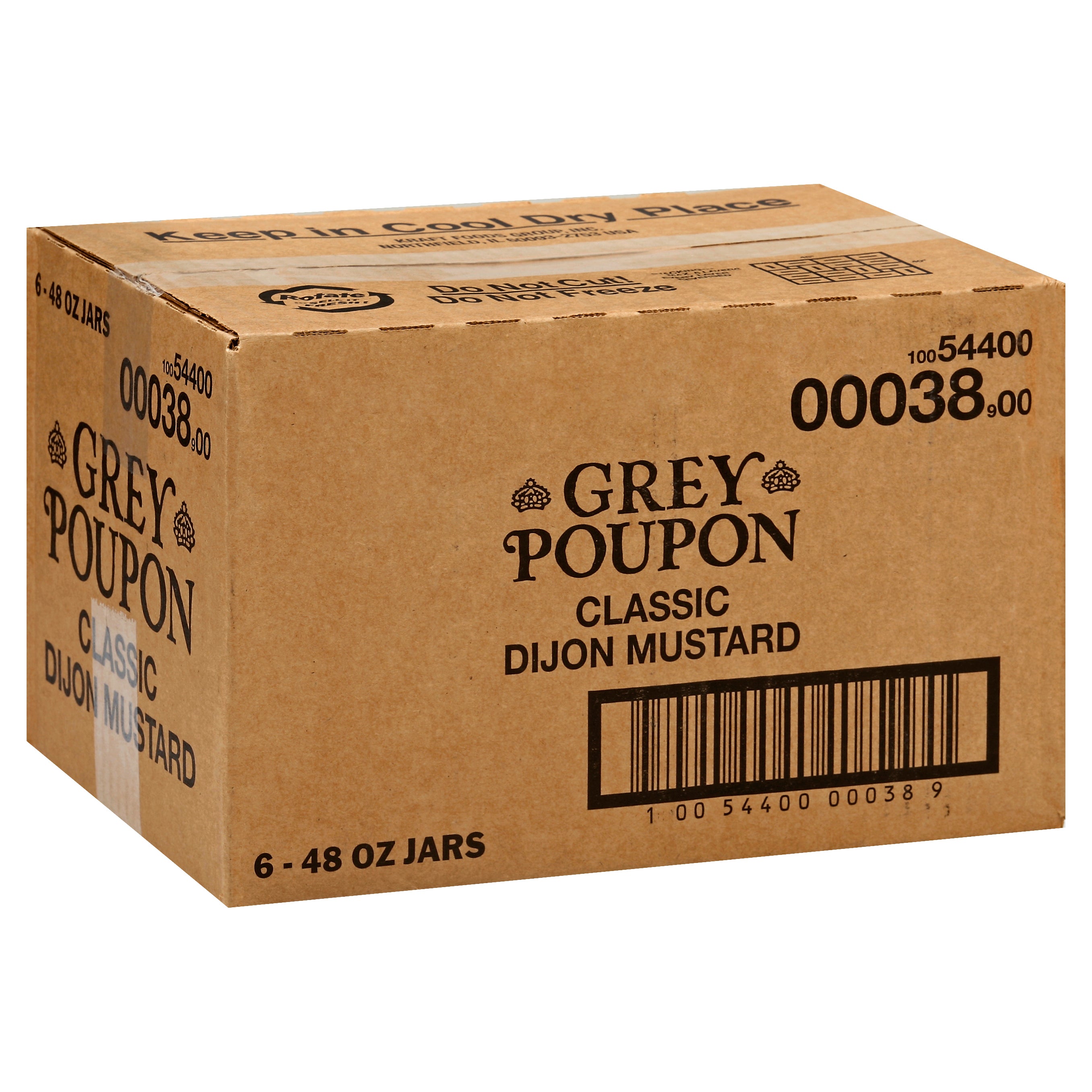 GREY POUPON Dijon Mustard 48 Ounce 6 Per Case