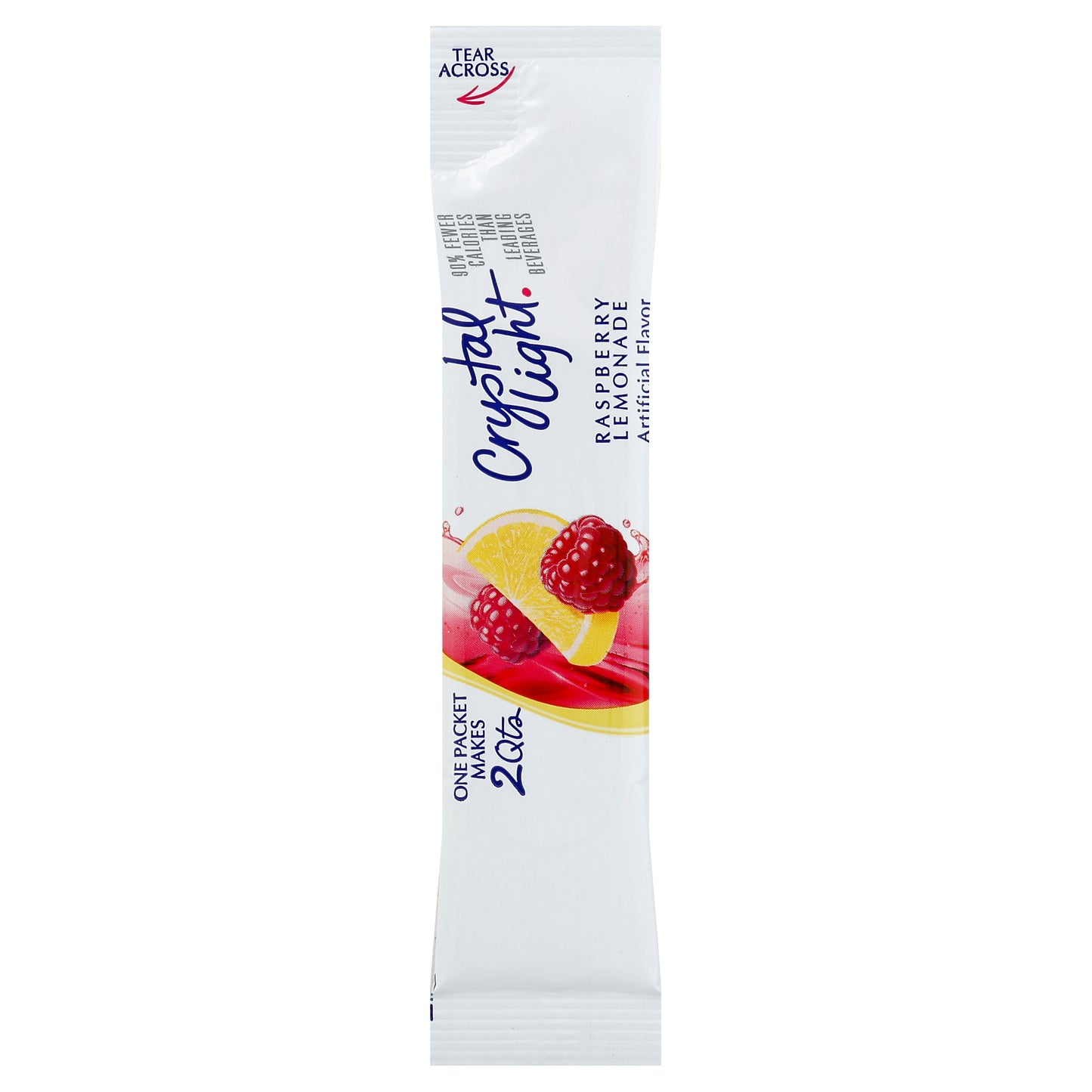 Crystal Light Lemonade Raspberry Beverage Mix, 1.8 Ounce Size - 12 Per Case.