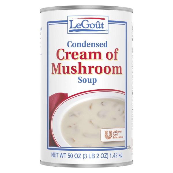 Legout Soups Cream Of Mushroom 50 Ounce Size - 12 Per Case.