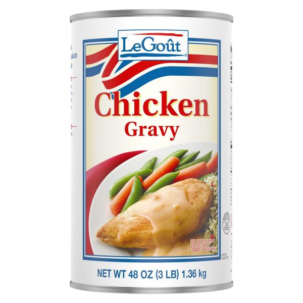 Legout Sauces Gravies Chicken Gravy 48 Ounce Size - 12 Per Case.