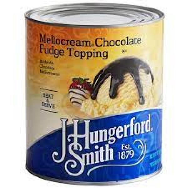 Mellocream® Chocolate Fudge Can 127 Ounce Size - 6 Per Case.