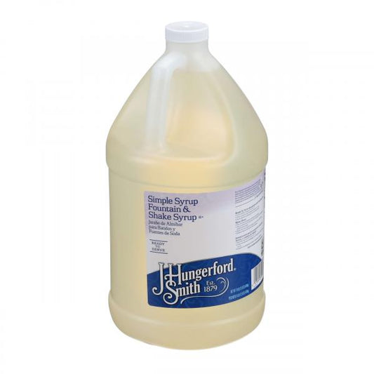 Simple Syrup Fountain Syrup Gal Jugs 1 Gallon - 4 Per Case.