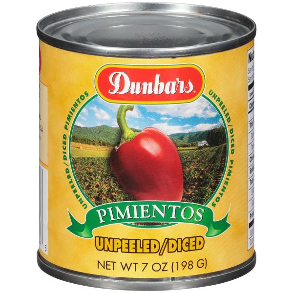 Diced Unp Pimiento 7 Ounce Size - 24 Per Case.