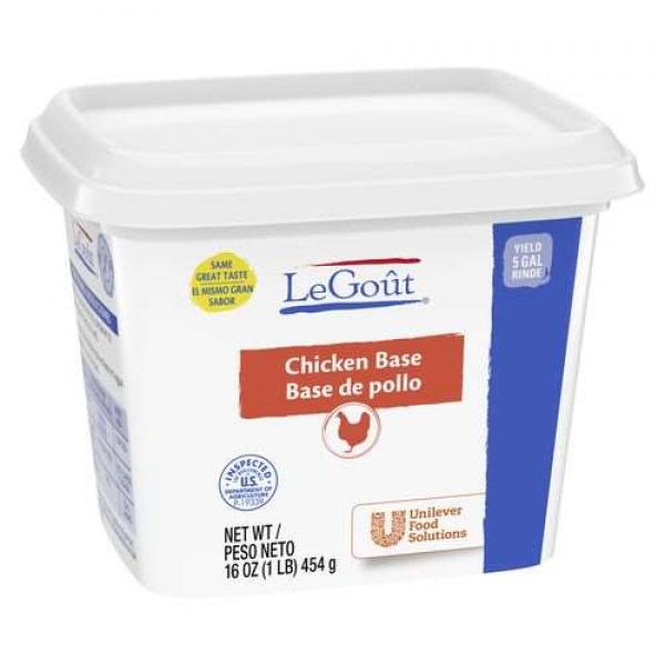 Legout® Chicken Bouillon Base 1 Pound Each - 12 Per Case.