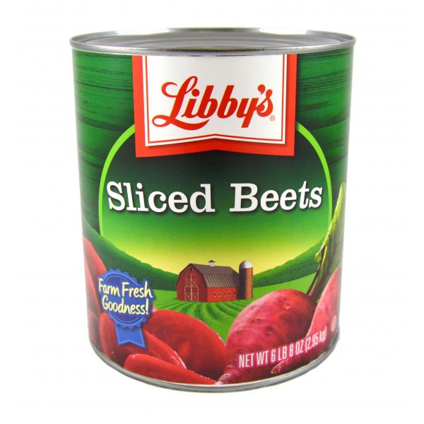 Beet Medium Sliced Libby 104 Ounce Size - 6 Per Case.