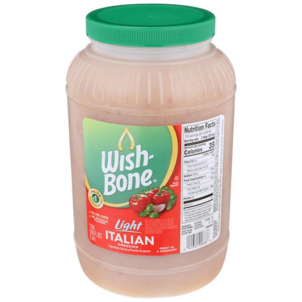 Wishbone Light Italian 128 Fluid Ounce - 4 Per Case.