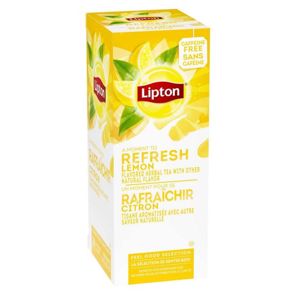 Lipton Tea Tea Lemon Lane 28 Count Packs - 6 Per Case.