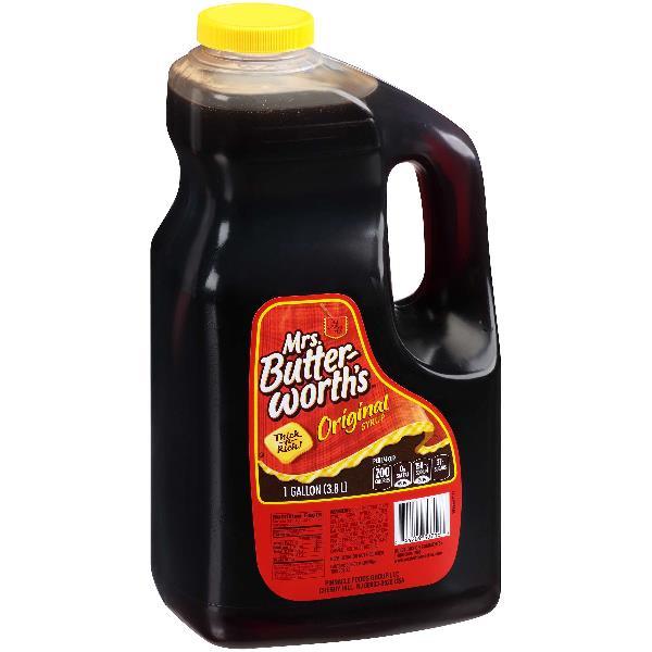 Mrs Butterworth's Original Thick And Rich Pancake Syrup 128 Fluid Ounce - 4 Per Case.