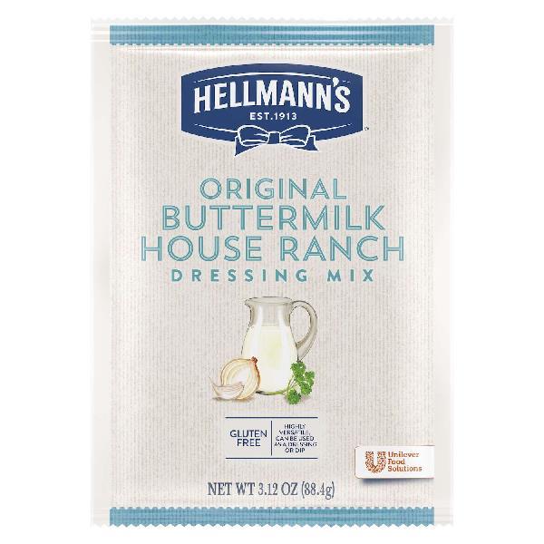 Hellmann's Spread Buttermilk Dry Mix 3.12 Ounce Size - 12 Per Case.