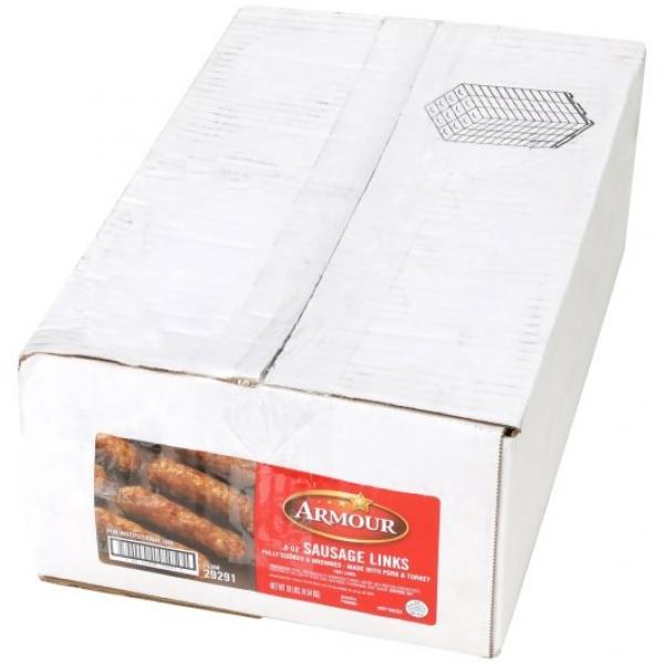 Sausage Link Cooked Skinless 160 Ounce Size - 1 Per Case.