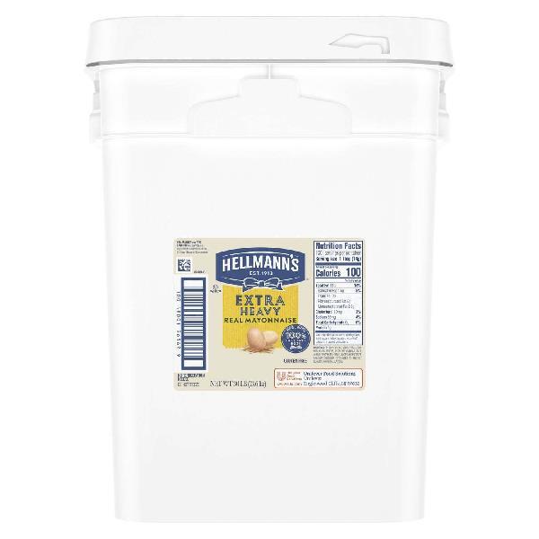 Hellmann's Spread Extra Heavy Mayonnaise Madewith Cage Free Eggs Ga 4 Gallon - 1 Per Case.