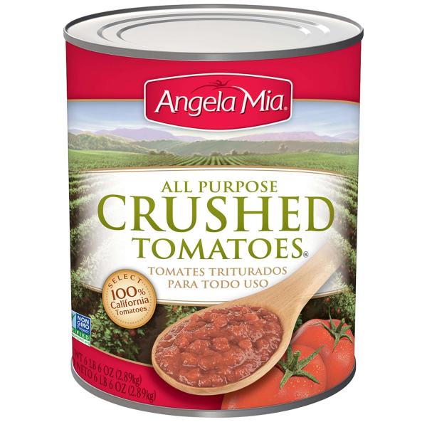 Crushed Tomatoes Can 102 Ounce Size - 6 Per Case.