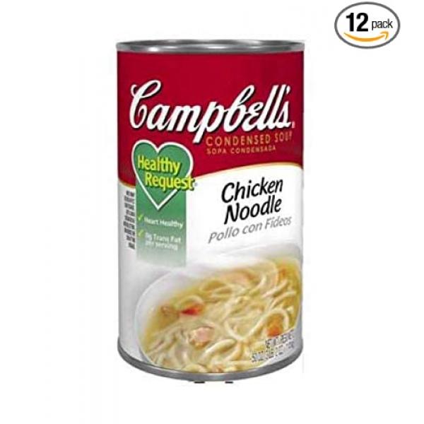 Campbell's Soup Chicken Noodle Condensed 50 Ounce Size - 12 Per Case.