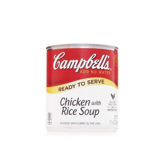 Campbell's Soup Ready To Serve Easy Open Chicken With Rice 7.25 Ounce Size - 24 Per Case.