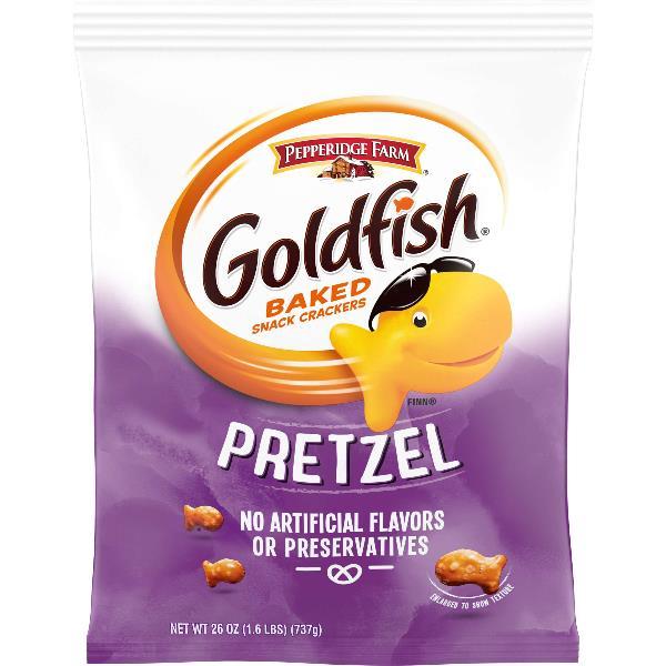 Pepperidge Farms Goldfish Pretzels Flavor Bulk 26 Ounce Size - 6 Per Case.