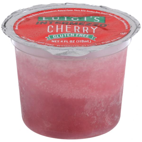 Luigi Cherry Intermezzo 4 Ounce Size - 72 Per Case.