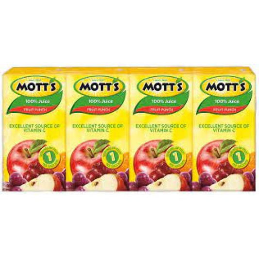 Mott's® Mini Fr Pnch Db Pkx 16.92 Fluid Ounce - 11 Per Case.