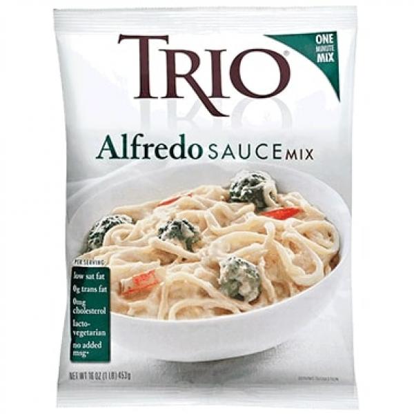 Trio Alfredo Sauce Mix 1 Pound Each - 8 Per Case.