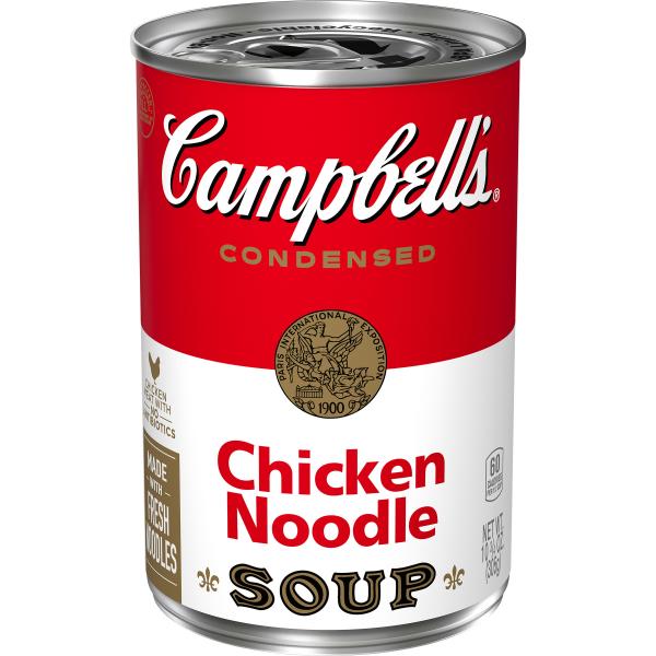 Campbell's Condensed Soup Red & White Chickennoodle Soup 10.75 Ounce Size - 48 Per Case.