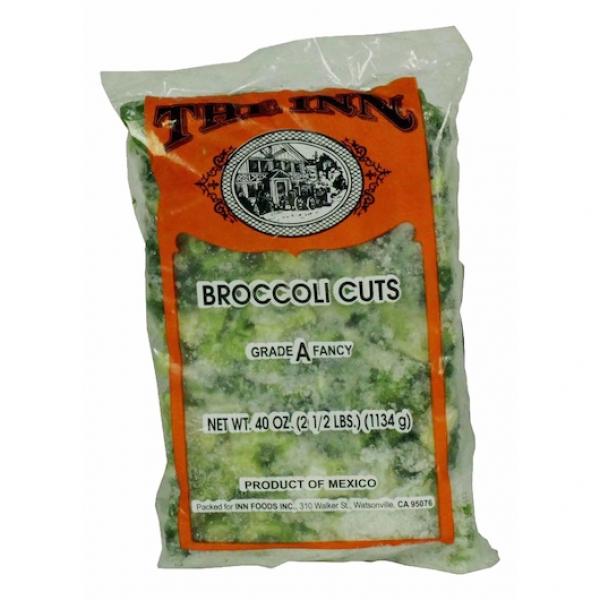 Broccoli Cuts Wet 2.5 Pound Each - 12 Per Case.