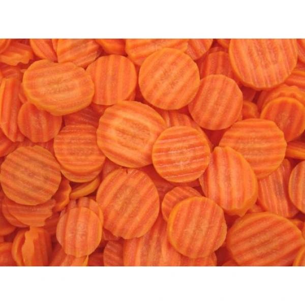 Commodity Carrot Crinkle Cut Medium Individual Quick Frozen Grade-A 20 Pound Each - 1 Per Case.