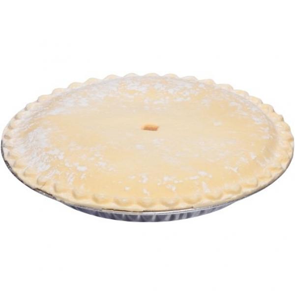 Chef Pierre Apple Traditional Reduced Fat No Sugar Added Unbaked 10" Pie 46 Ounce Size - 6 Per Case.