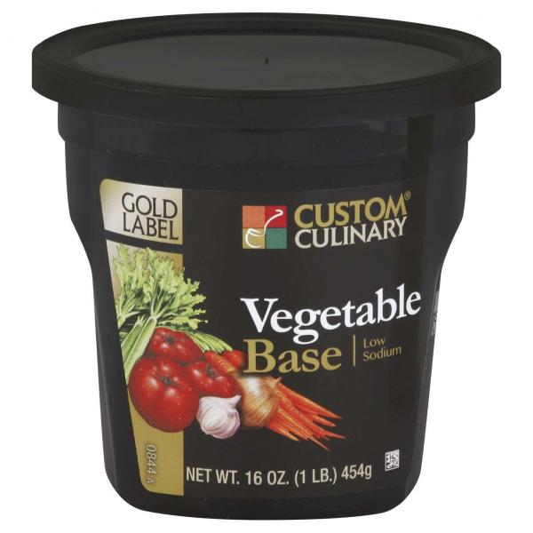 Base Vegetable Low Sodium Gluten Free Vegan Paste 1 Pound Each - 6 Per Case.