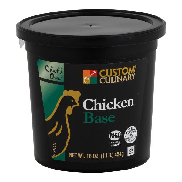 Base Chicken No Msg Added Paste Shelf Stable 1 Pound Each - 12 Per Case.