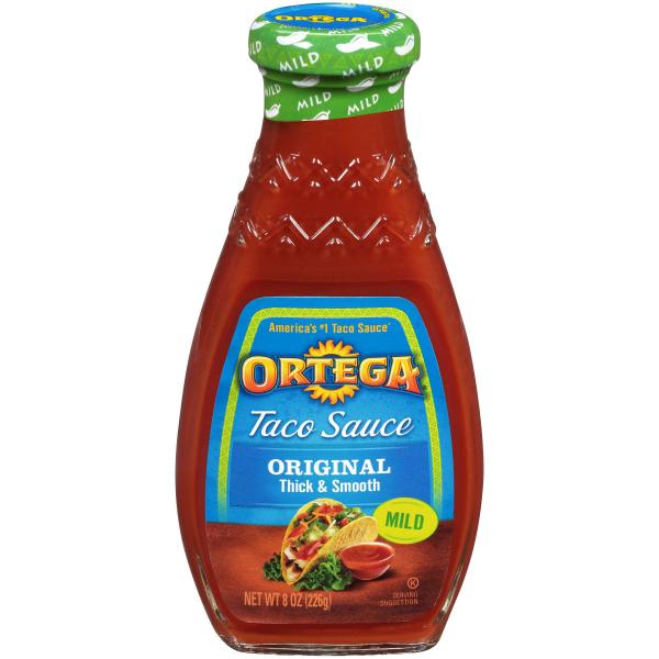 Taco Sauce Mild 8 Ounce Size - 12 Per Case.