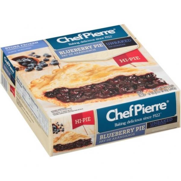 Chef Pierre Pie Blueberry Hi Pi Unbaked 10" 2.937 Pound Each - 6 Per Case.