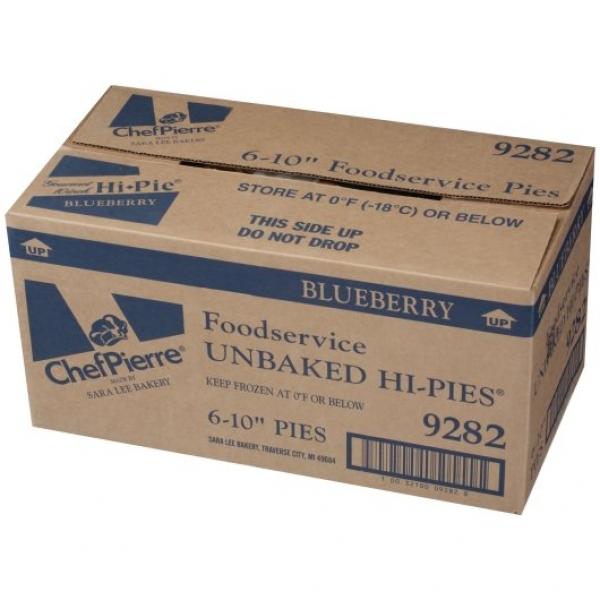 Chef Pierre Pie Blueberry Hi Pi Unbaked 10" 2.937 Pound Each - 6 Per Case.