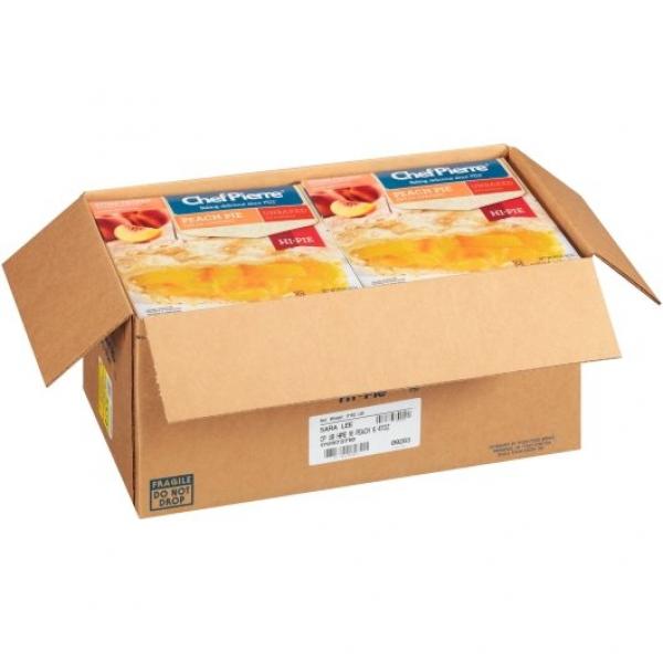 Chef Pierre Pie Peach High Unbaked 10" 2.937 Pound Each - 6 Per Case.
