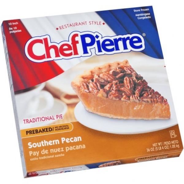 Chef Pierre Pie Pecan Pre Baked 10" 2.25 Pound Each - 6 Per Case.