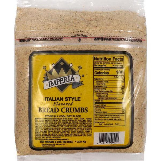 Bread Crumb Italian Fine Grind 1 Each - 6 Per Case.