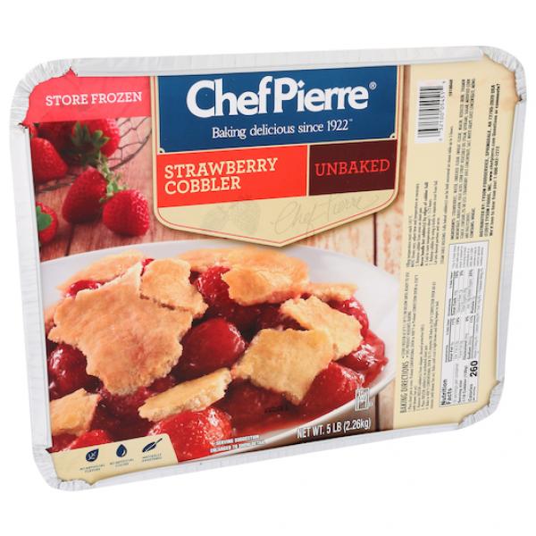 Chef Pierre Cobbler Country Strawberry Fruit 80 Ounce Size - 2 Per Case.