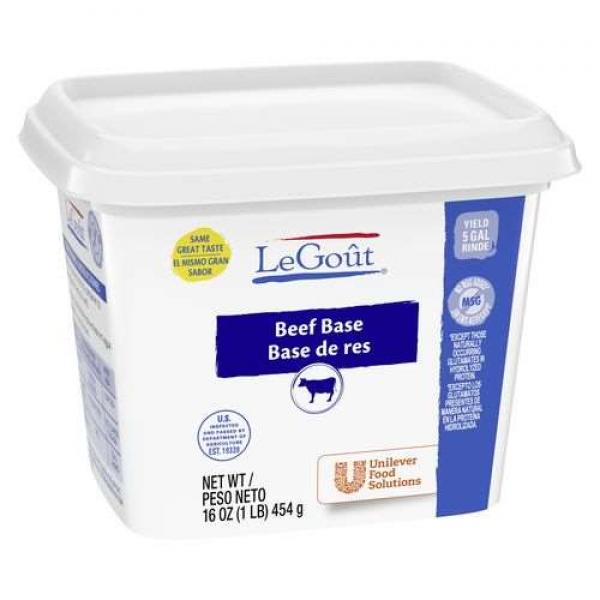 Legout Meal Maker Beef Baker's Select No Added Msg 1 Pound Each - 12 Per Case.