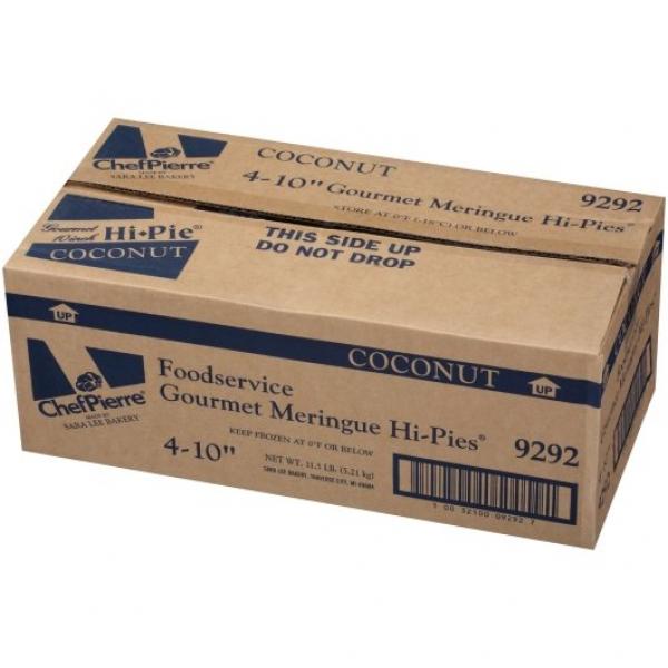 Chef Pierre Gourmet Meringue Coconut 10" Pie 46 Ounce Size - 4 Per Case.