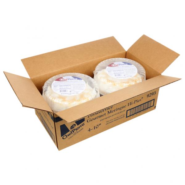 Chef Pierre Pie Gourmet Lemon Meringue 10" 2.875 Pound Each - 4 Per Case.