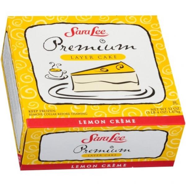 Sara Lee Cake Lemon Cream Round 9" 3.25 Pound Each - 4 Per Case.