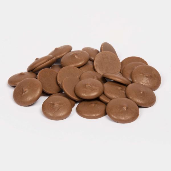 Cf Milk Chocolate Cocoa Lite Wafer 50 Pound Each - 1 Per Case.