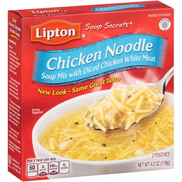 Lipton Soup Chicken Noodle4.2 Ounce Size - 24 Per Case.