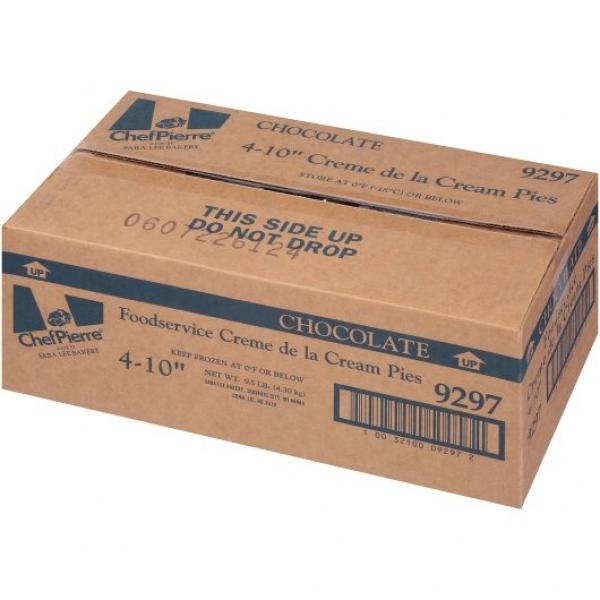 Chef Pierre Pie Chocolate Creme 10" 2.375 Pound Each - 4 Per Case.