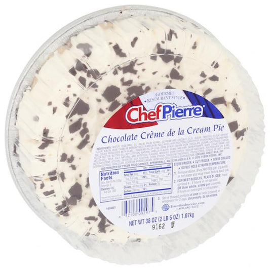 Chef Pierre Pie Chocolate Creme 10" 2.375 Pound Each - 4 Per Case.