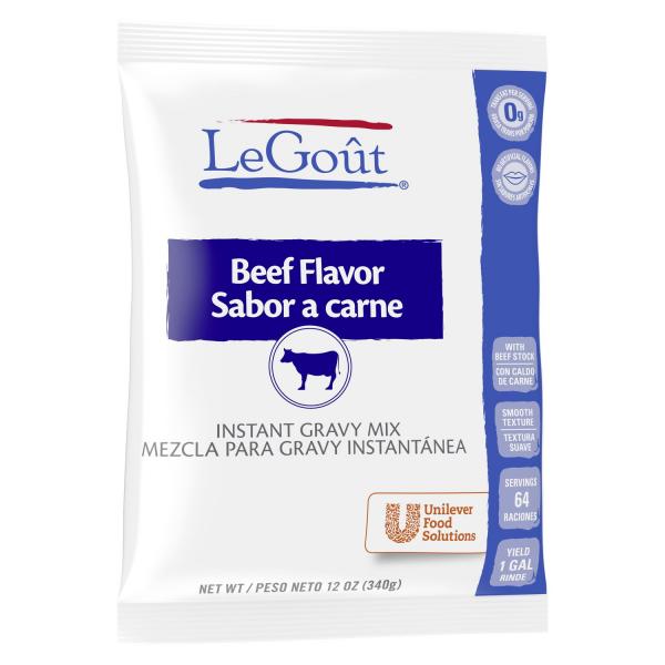 Legout Sauces Gravies Beef Flavor Instant Gravy Mix 1 Pound Each - 8 Per Case.