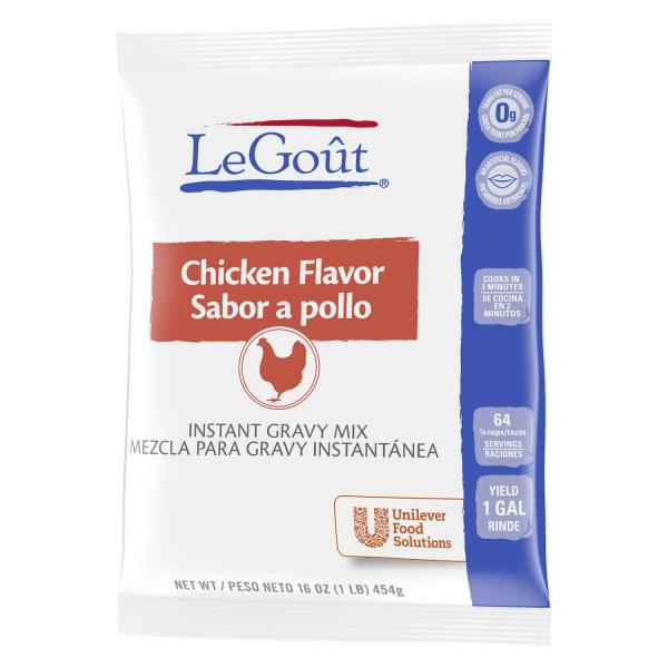 Legout Sauces Gravies Chicken Flavor Instantgravy Mix 1 Pound Each - 8 Per Case.