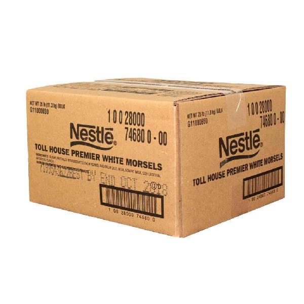 Nestle Toll House Morsels White Premier Bulklb 25 Pound Each - 1 Per Case.