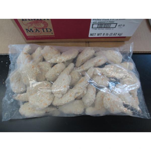 Tampa Maid Shrimp Jammers Jalapeno & Cheese 2 Pound Each - 4 Per Case.